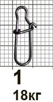 

Застежка-американка Barracuda № 1 - 18 кг