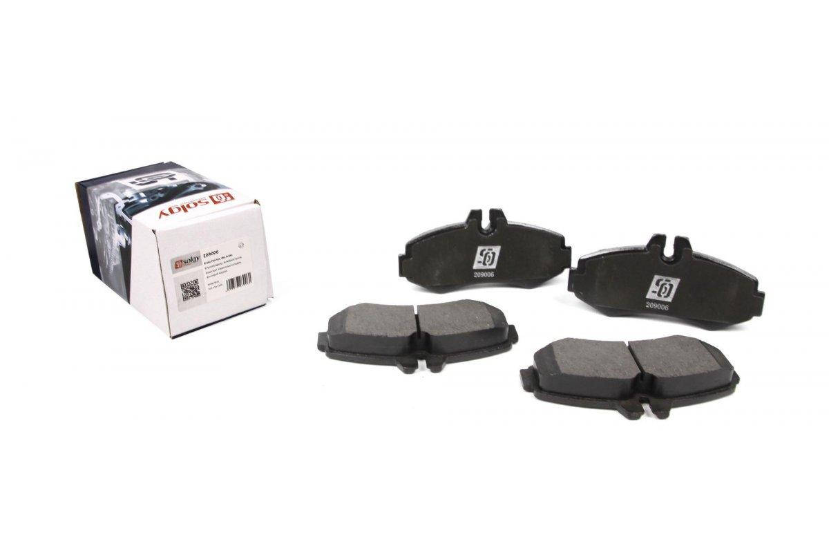 

Тормозные колодки передние без датчика (система BOSCH) MB Vito 638 1996-2003 209006 SOLGY (Испания)