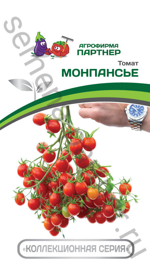 

Семена Томат индетерминантный Монпасье 10 семян Партнер