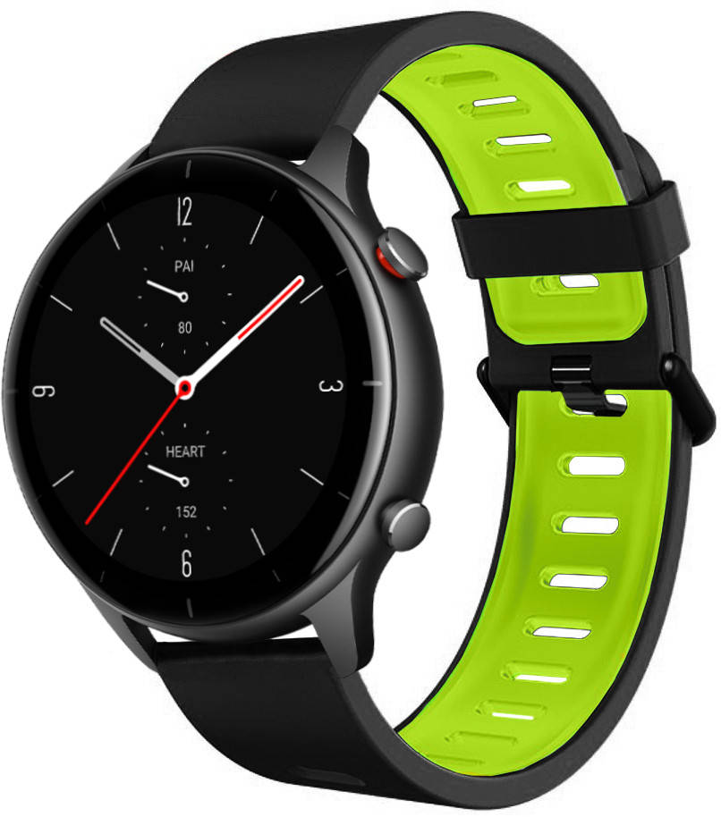 

Ремешок Traf для Amazfit GTR 2e Black-Green