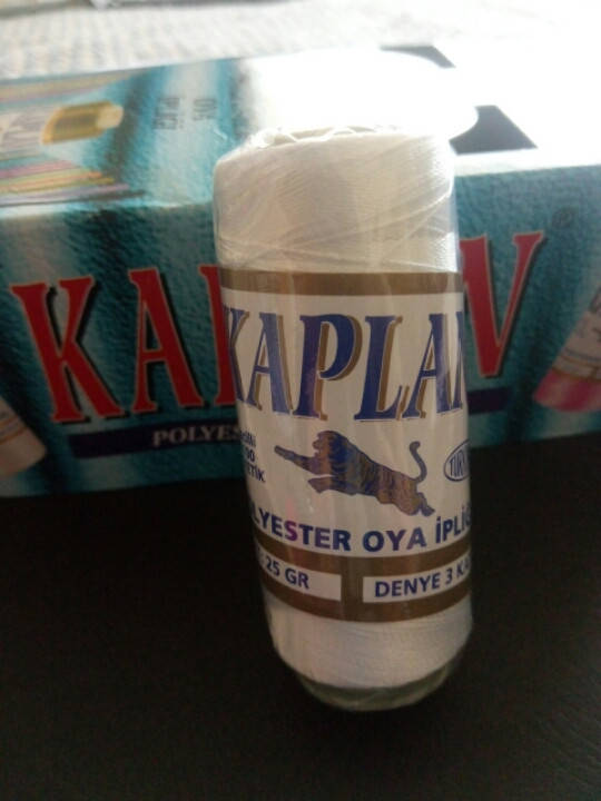 

Нить нейлон (Турция), Белый