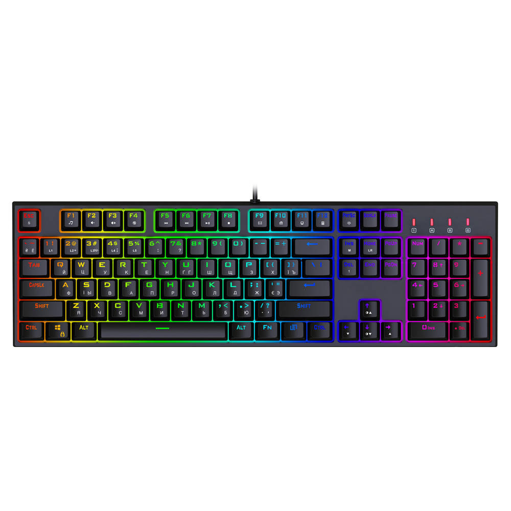 

Клавиатура 1stPlayer DK5.0 V2.0 RGB Outemu Blue DK5.0-BL V2.0 USB EM, КОД: 6714447