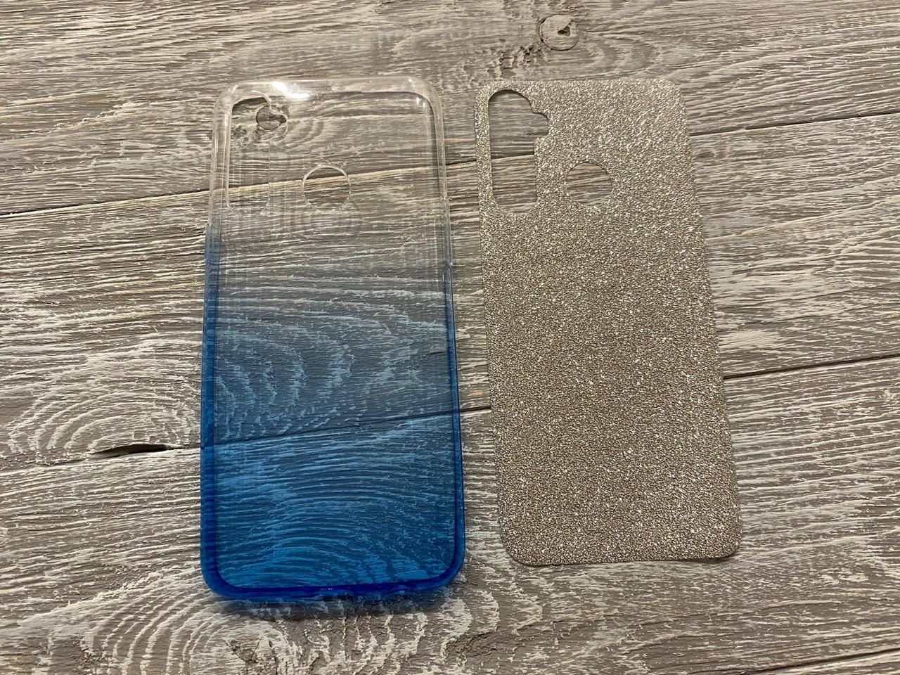 

TPU чехол Gradient для Realme 5 (5 цветов) голубой