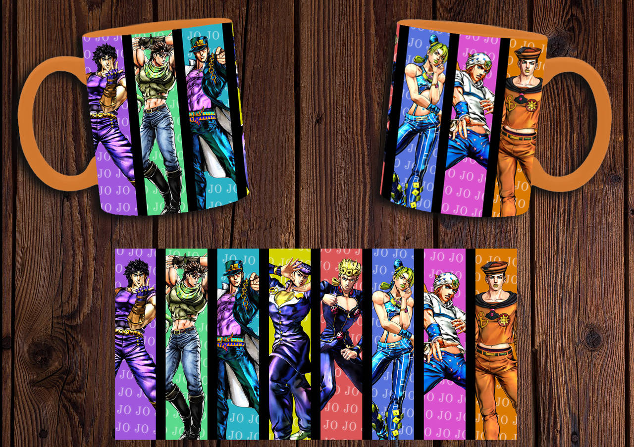 

Чашка "Невероятные приключения ДжоДжо" / Кружка JoJo's Bizarre Adventure №1 Оранжевый