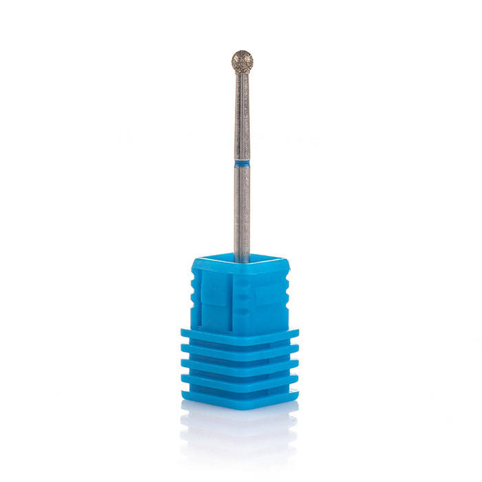

Фреза алмазная Nail Drill для обработки кутикулы "Шарик" - 001 030B диаметр 3 мм ( синяя насечка)