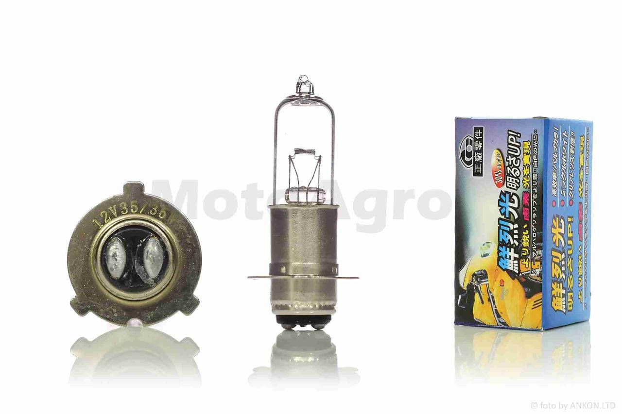 

Лампа фары H6M 12V 35/35W 3уса "SEE" (Sheng-E) ТАЙВАНЬ