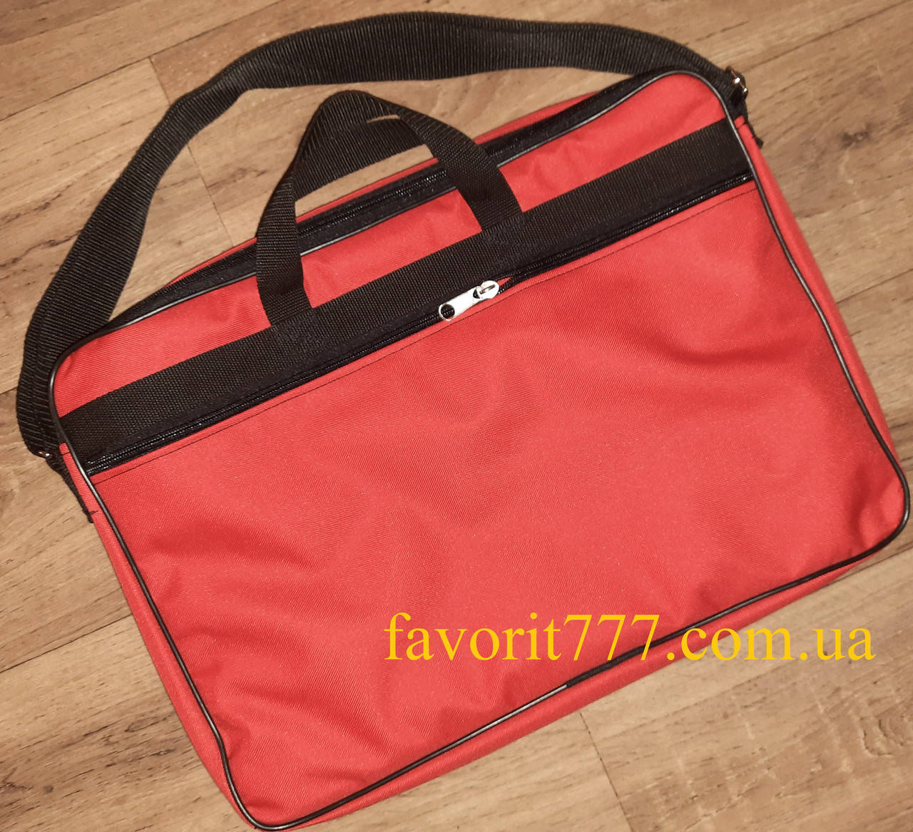 

Сумка для ноутбука с диагональю 15,6" дюймов красная (Favorit N-07), Красный