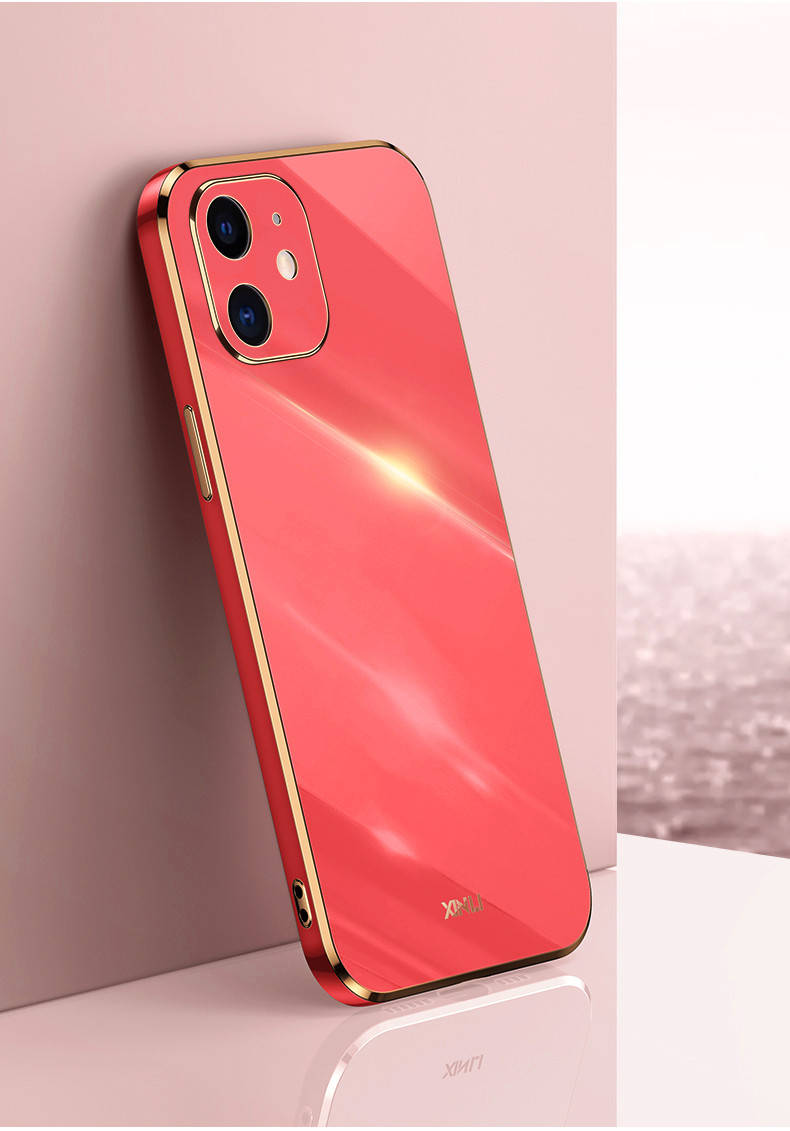 

Чехол 6D Plating для Apple iPhone 11 Hawthorn Red, Разные цвета