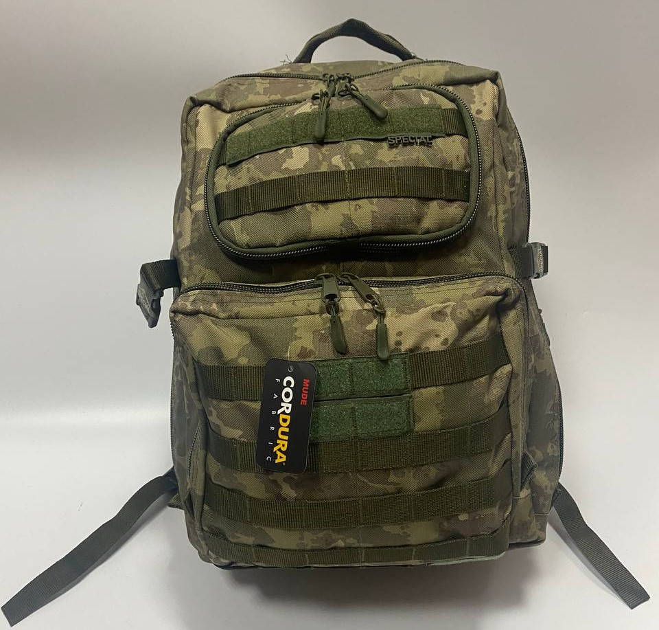 

Рюкзак тактический CORDURA MUDE Fabric, 50-60л, MOLLE, цвет мультикам (Размер 50 В х 32 Ш х 25 Г см Туреччина), Камуфляж