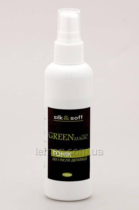 

Silk&Soft PARFUM GREEN MAGIC Тоник до и после депиляции, 100 мл