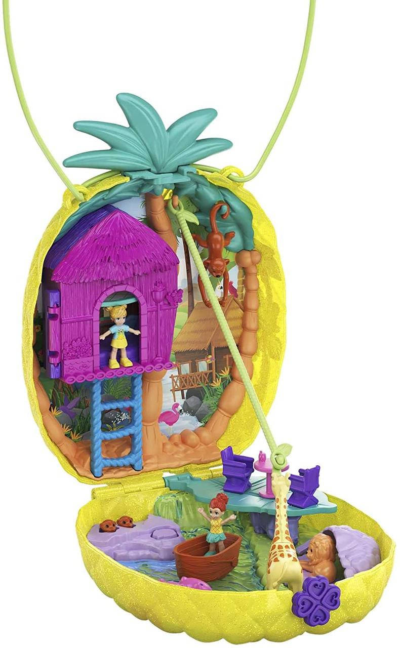 

Игровой набор Полли Покет Удивительный мир сумочка Ананас Polly Pocket GKJ64