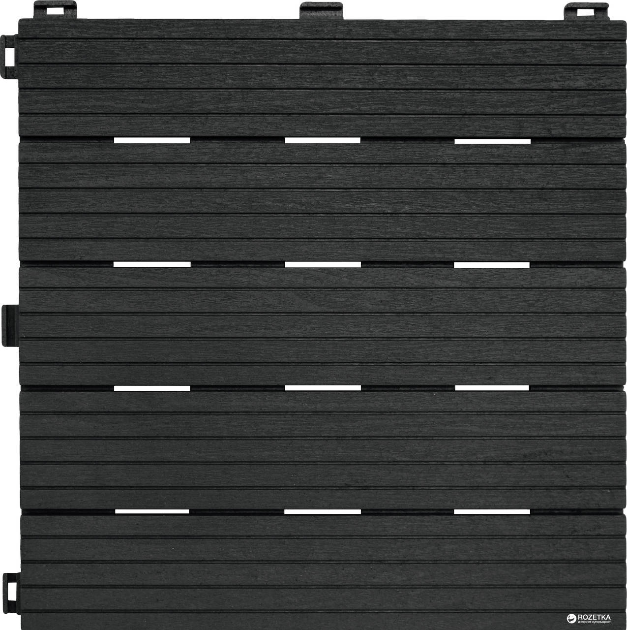 

Декоративное покрытие для пола Сosmopolitan,рифленое, 30*30 см,серый,уп.6шт.