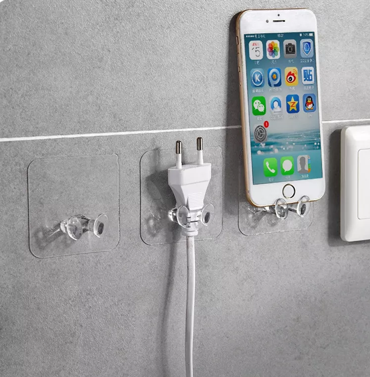 

Настінний тримач для аксесуарів Socket Holder держатель для кабеля, Белый