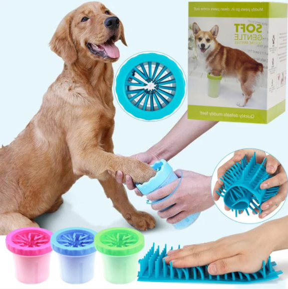 

Стакан для миття лап Soft pet foot cleaner Лапомойка