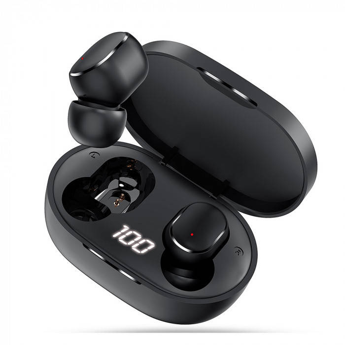 

Наушники беспроводные MiPods E6S Черные, Черный