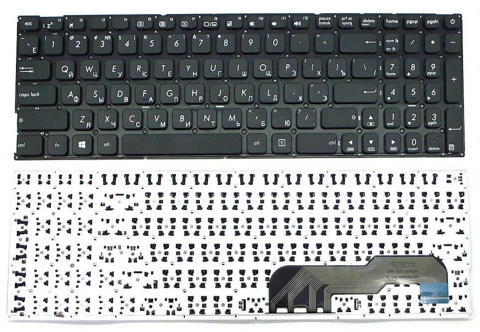 

Клавиатура ASUS X541 X541NA X541NC X541SA X541SC X541UA X541UJ X541UV R541N X541 F541U F541N A541U A541N, Черный