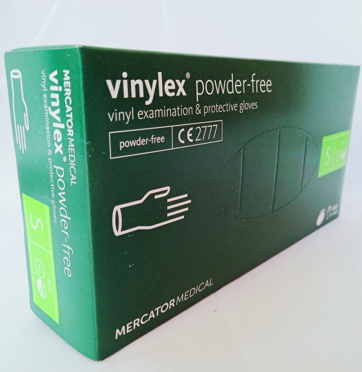

Перчатки виниловые неопудренные Mercator Simple Vinyl р-р, Прозрачный