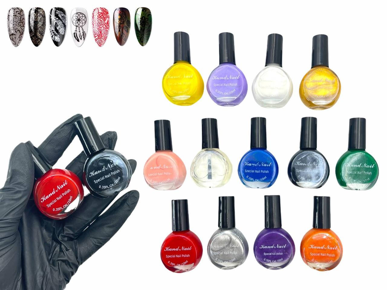

Лак - краска для стемпинга Kand Nail, 10 мл.