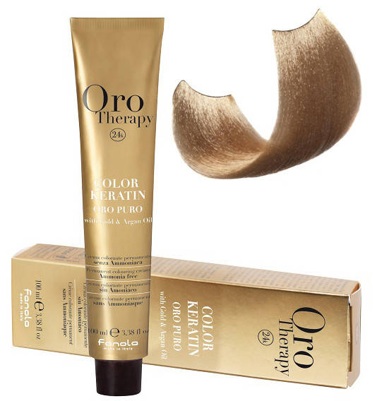 

Крем-краска безаммиачная для волос Fanola Oro Therapy №9/31 Very light sandy blonde 100 мл (3117Gu)