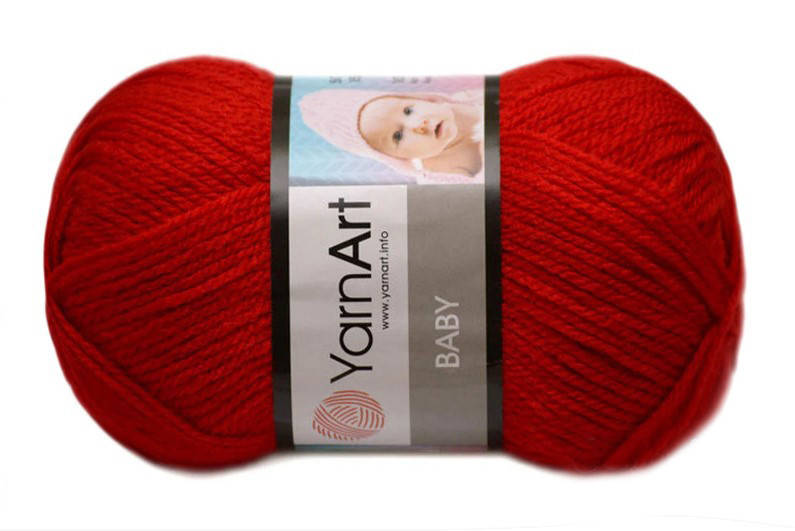 

YarnArt Baby, Темно-красный №576