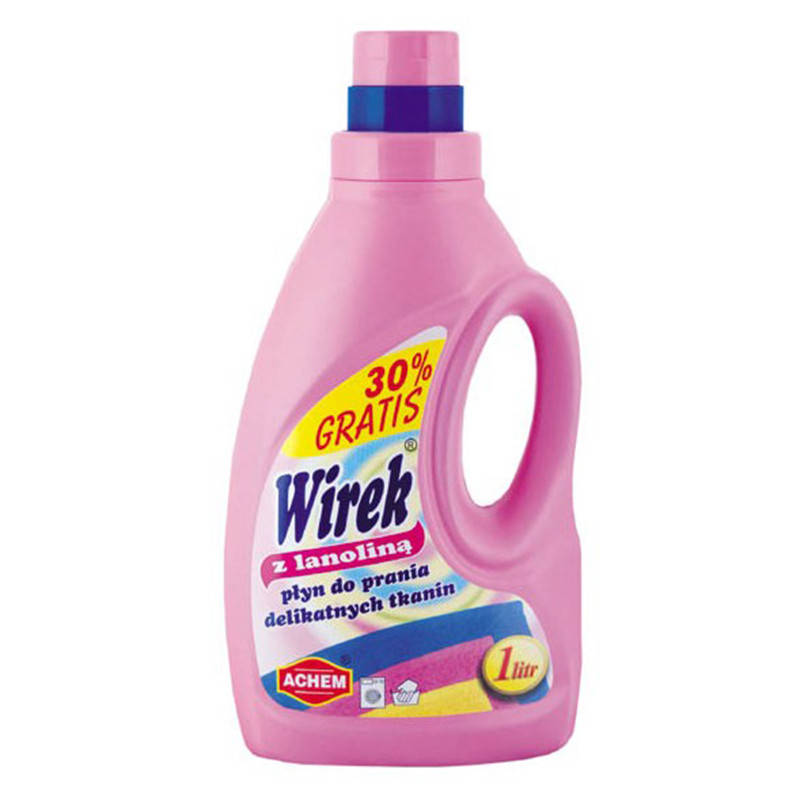 

Средство для стирки деликатных тканей с ланолином Wirek 1л