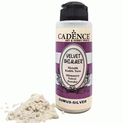 

Флок бархатная пудра Cadence Velvet Powder Shimmer, 120 мл, Серебро