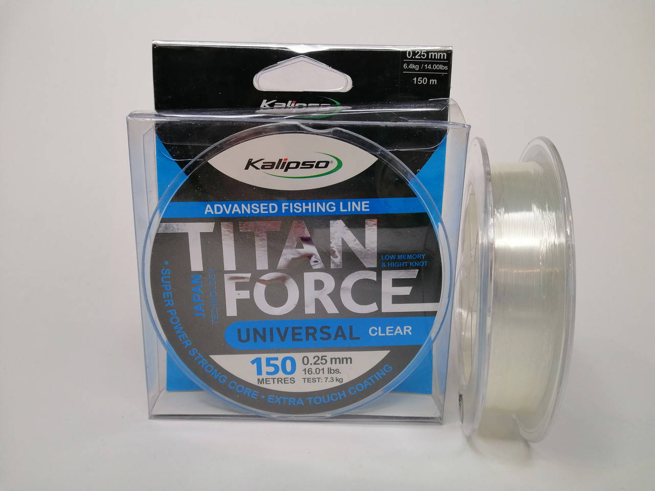 

Леска Kalipso Titan Force Universal CL 150м 0.25мм, Белый