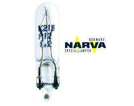 

Лампа 12V W1,2W цоколь W2x4,6D в щиток приборов NARVA 17037