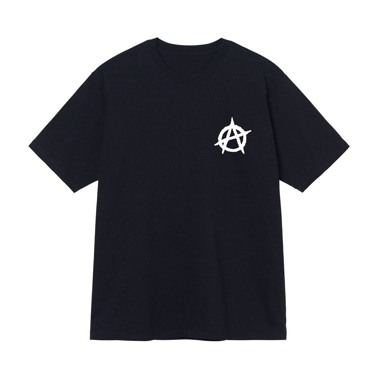 

Черная футболка Anarchy Logo черные футболки Анархия унисекс