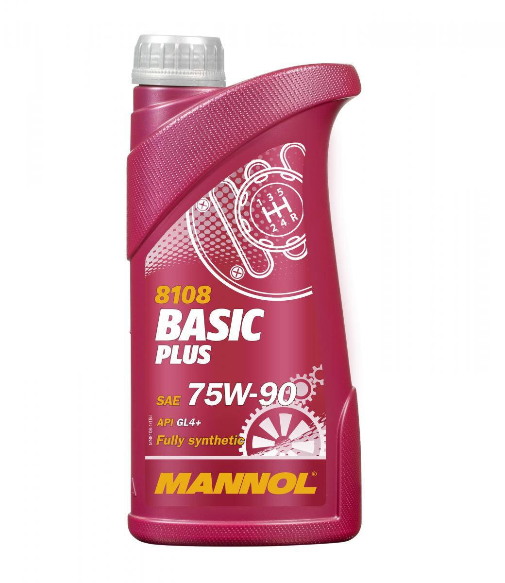 

Трансмиссионное масло Mannol 8108 BASIC PLUS GETRIEBEOEL 75W-90 GL-4+ 1л синтетическое МКПП