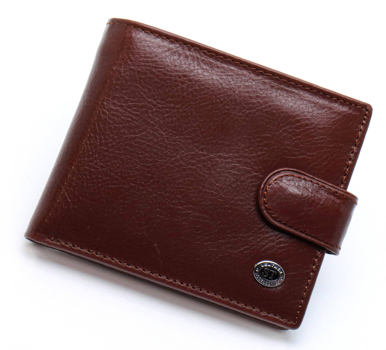 

Мужское портмоне из натуральной кожи ST Leather В104 Коричневый