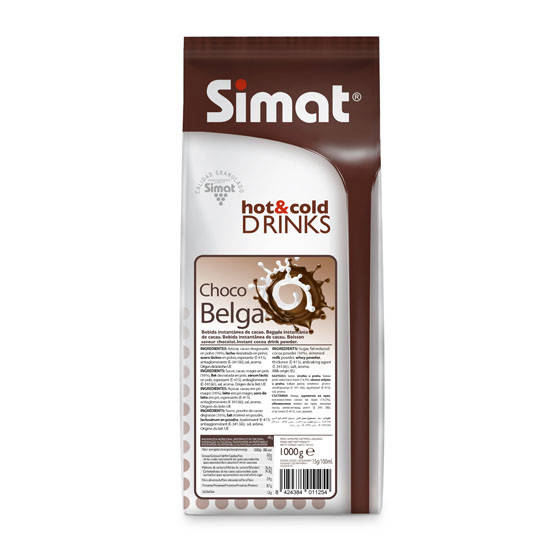 

Горячий шоколад SIMAT Choco Belga 1кг Испания Симат Ciocolate какао для вендинга