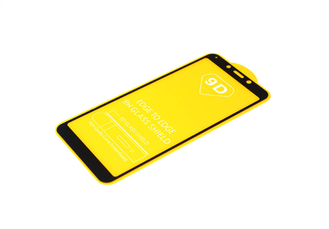 

Защитное стекло 9D Xiaomi Redmi 6A / 6 Черное (9H 0.33мм), Черный