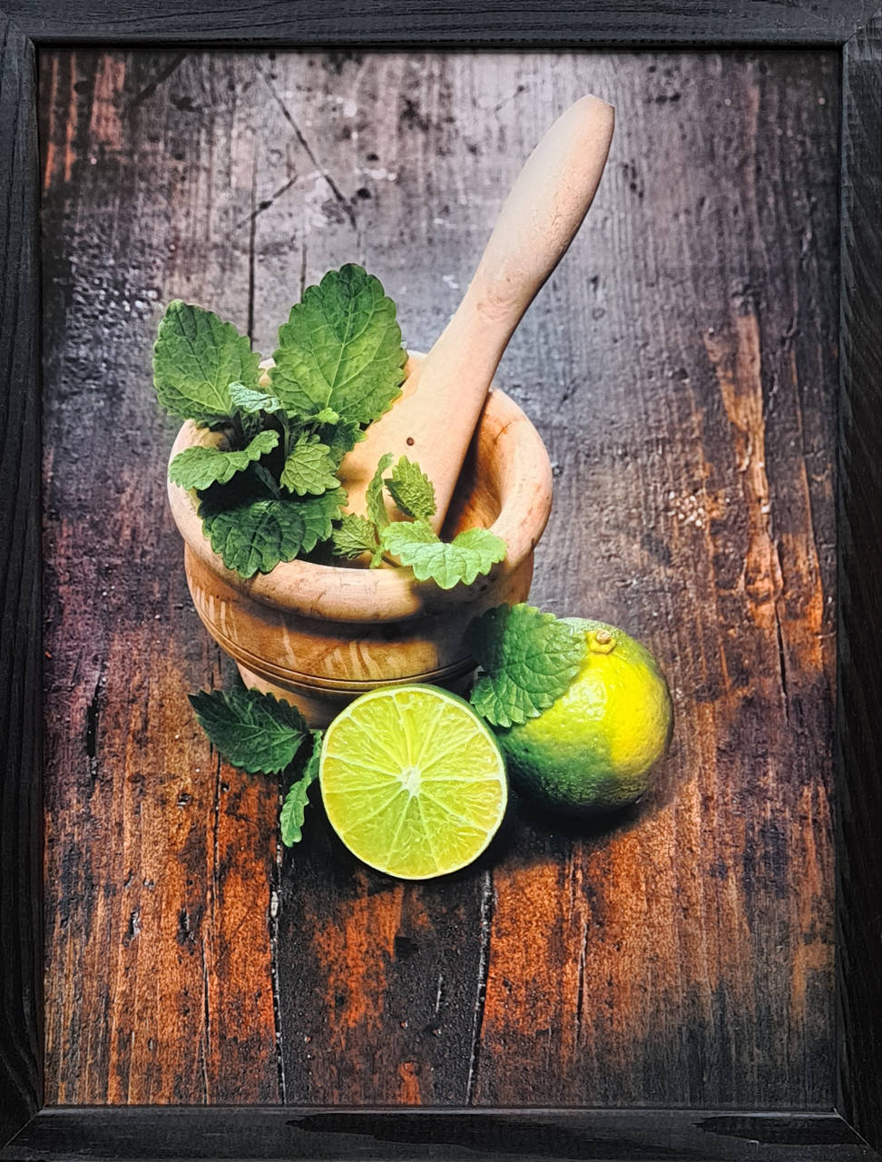 

Фотокартина в деревянной раме "Lime 2", 30х40 см