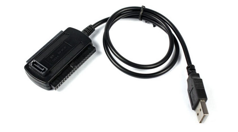 

Переходник для жестких дисков HDD адаптер USB на SATA IDE 2.5 3.5, Черный