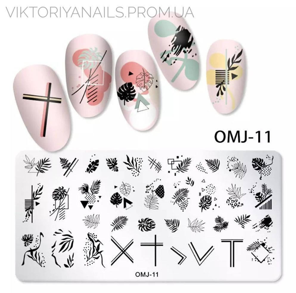 

Металлическая пластина для стемпинга OMJ-11