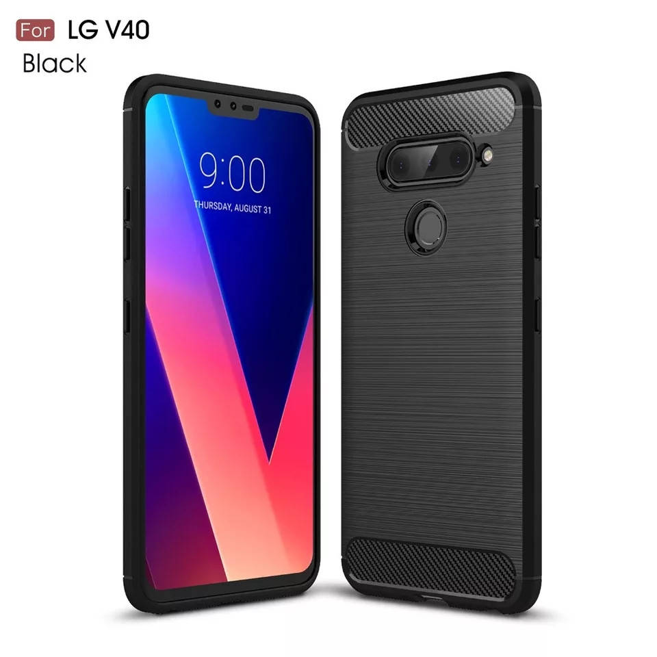 

Чехол-бампер VISEAON для LG V40 / lg v40, Черный