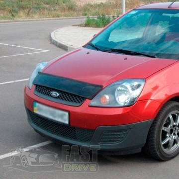 

ДЕФЛЕКТОР КАПОТА, МУХОБОЙКА FORD FIESTA 2002-2008 (КОРОТКИЙ) VT52