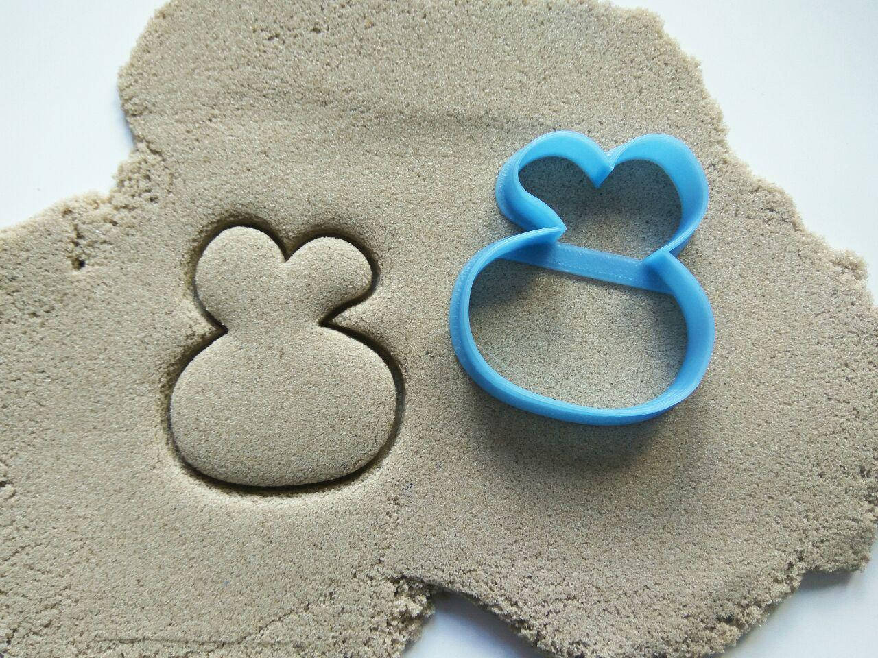 

3D формочки-вырубки для пряников "Зайчик 49"