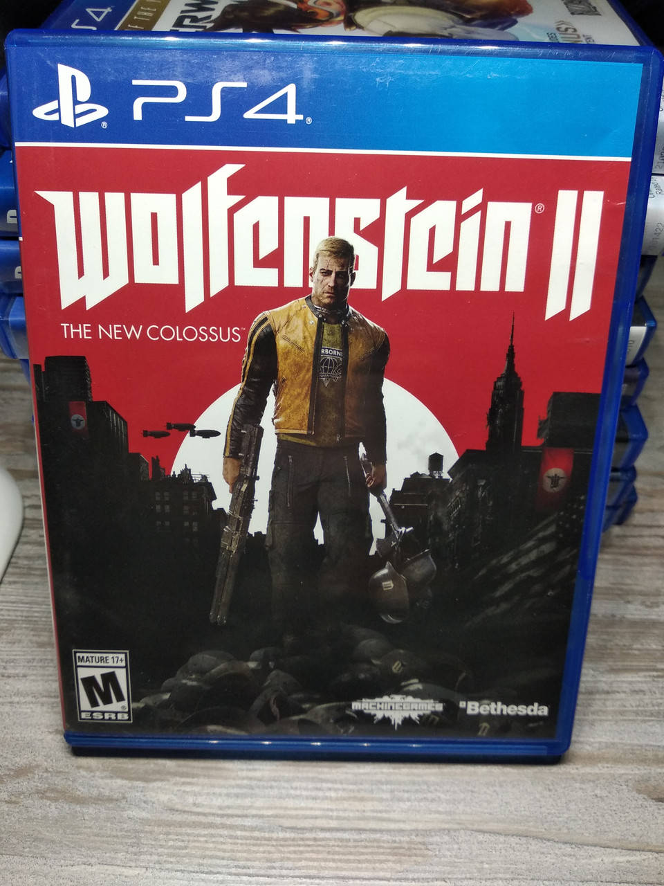 

Диск с игрой Wolfenstein II: The New Colossus на PS4/PS5