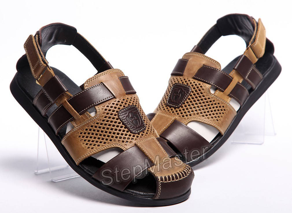 

Сандалии кожаные Kristan Camel, Коричневый