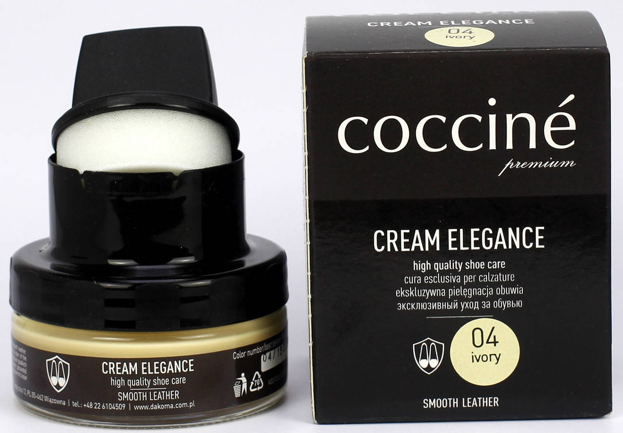 

Крем + губка Coccine CREAM ELEGANCE 50мл Айвори