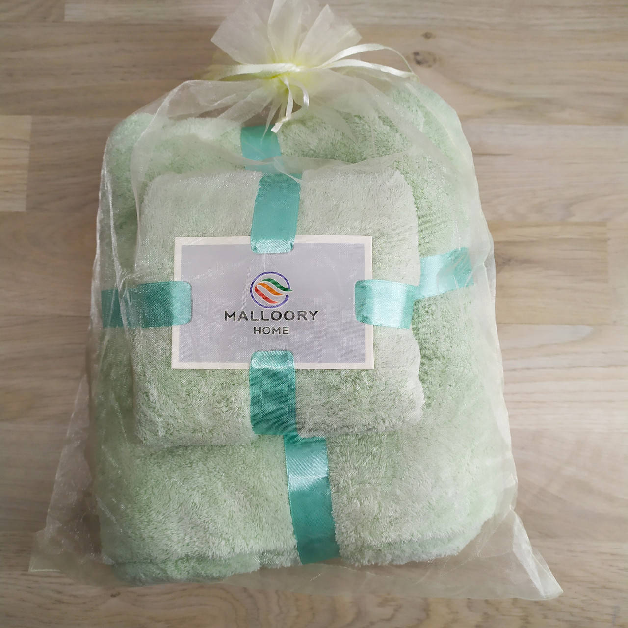 

Подарочный набор полотенец из микрофибры баня + кухня Мята