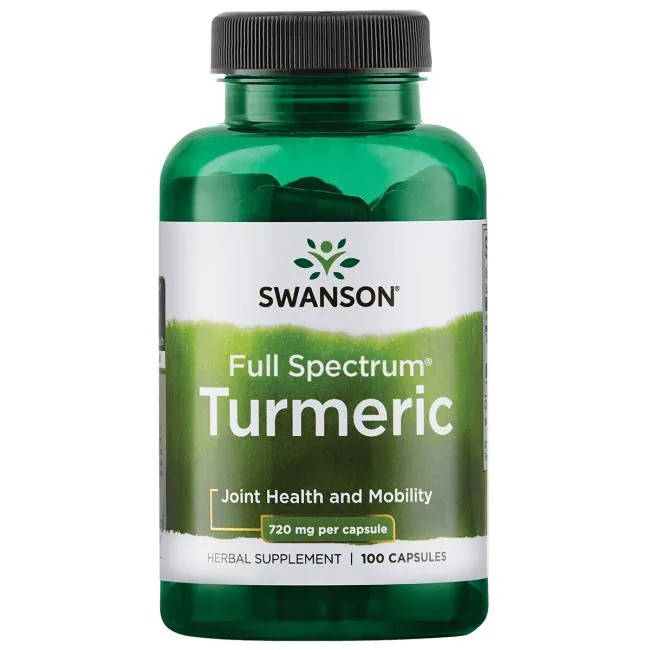

Куркумин Swanson Full Spectrum Turmeric 720 mg 100 капс.