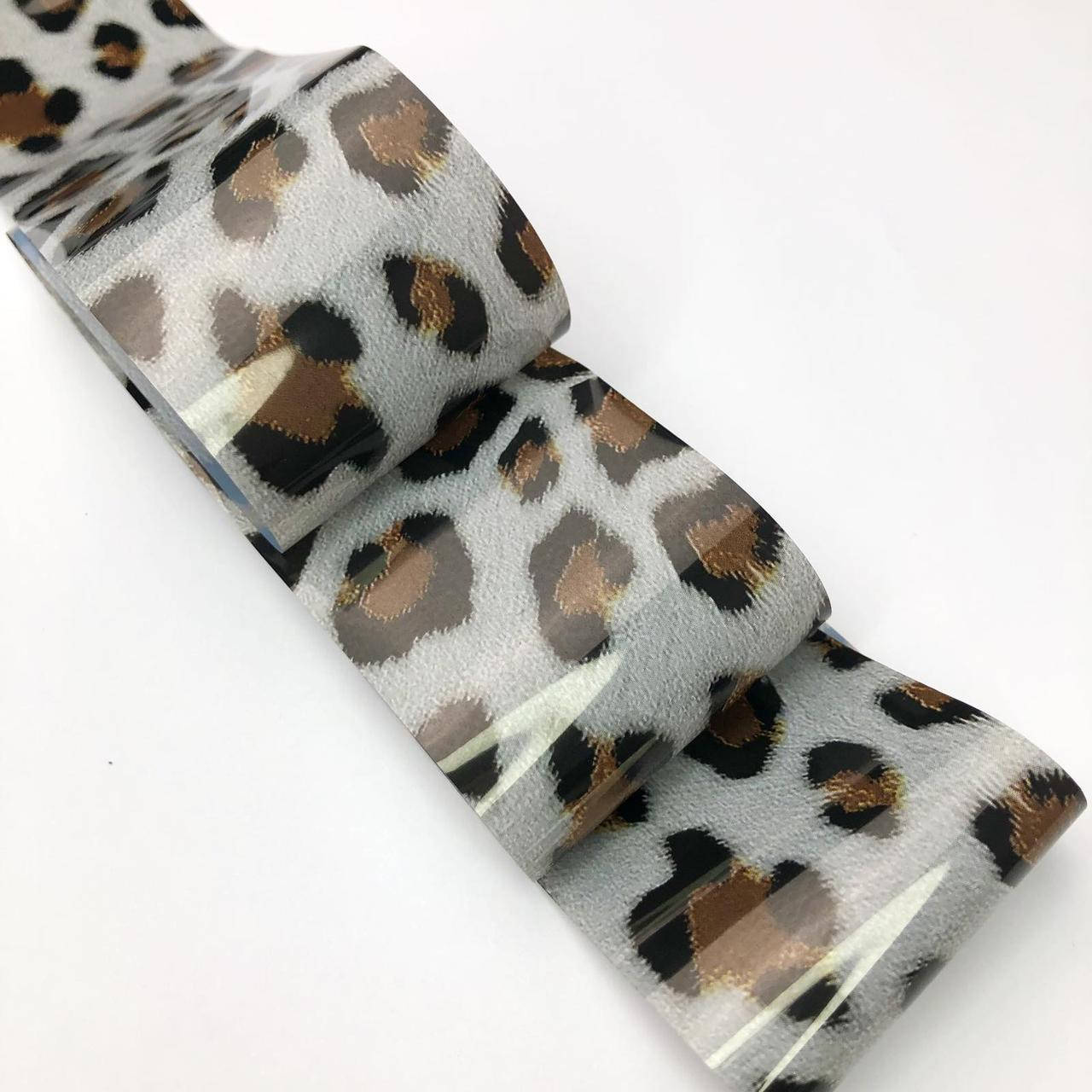 

Фольга для маникюра животный принт №5 50см, Разные цвета