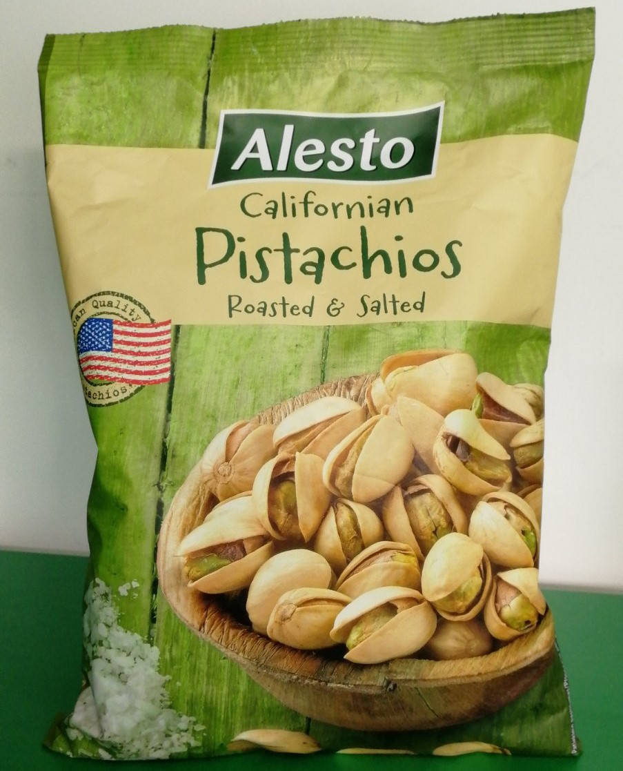 

Фісташки підсолені Pistachios roasted & salted 500г
