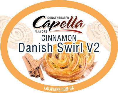 

Ароматизатор Capella Cinnamon Danish Swirl V2 (Датская сдоба) 10мл