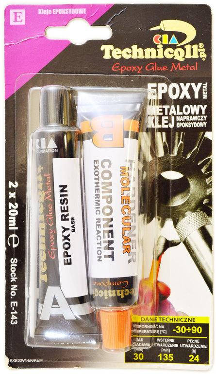 

Клей эпоксидный металлический 20 мл х 2 Technicqll (в тюбике)
