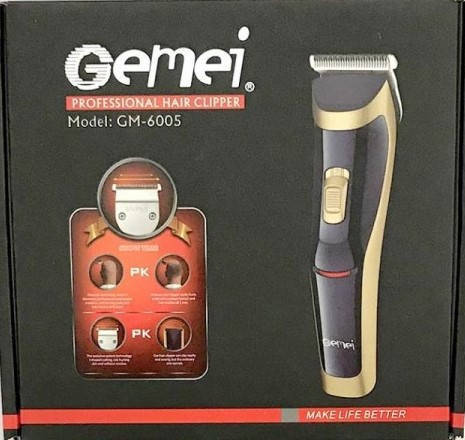 

Машинка для стрижки волос Gemei GM6005 аккумуляторная