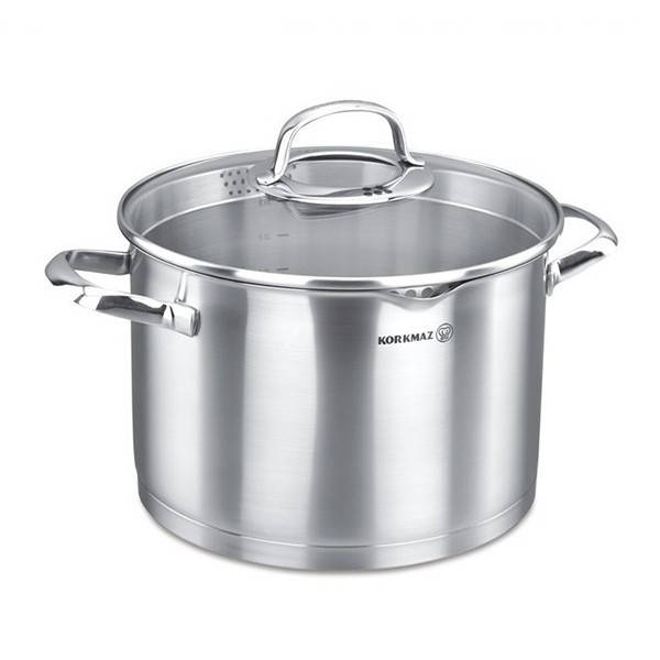 

Кастрюля Korkmaz глубокая STEAMA 24*16 см 7 л (A1993)